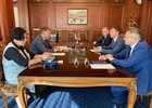 Встреча Игоря Кобзева. Фото пресс-службы правительства Иркутской области
