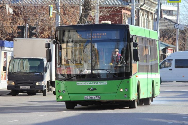 Общественный транспорт. Фото пресс-службы администрации Иркутска