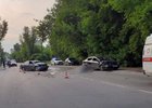 Авария на улице Старокузьмихинская. Фото пресс-службы ГУ МВД России по Иркутской области