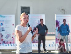 Галина Запольская, исполняющая обязанности заведующей отделом профилактики областного Центра СПИД
