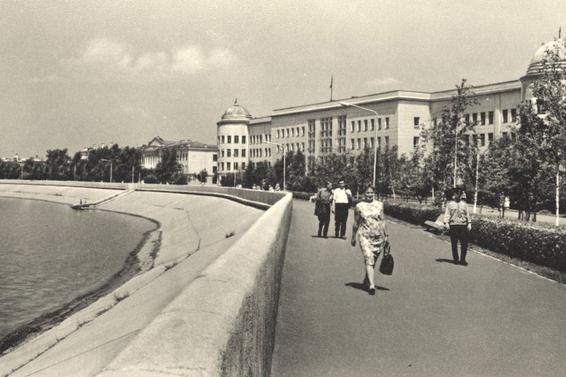 Набережная в 1968 году. Фото из открытых источников