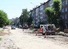Ремонт дороги на Волгоградской. Фото пресс-службы администрации Иркутска