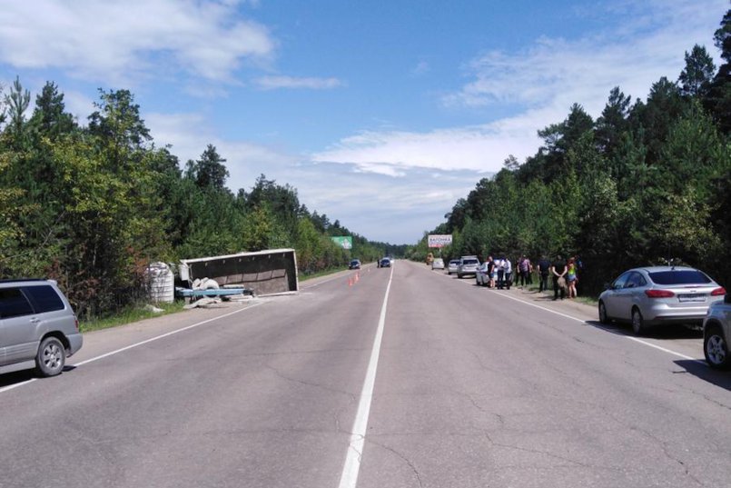 ДТП на автодороге «Ангарск—Савватеевка» неподалеку от дачного товарищества «Утес»