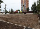 Для детской площадки подготовили основание. Фото пресс-службы администрации Иркутска