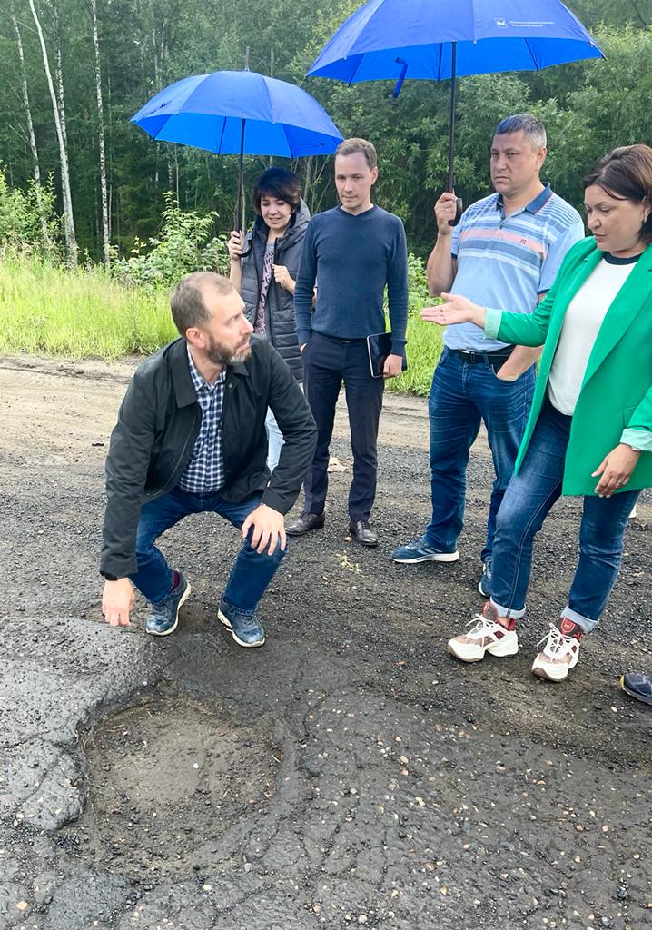Спикер Заксобрания Александр Ведерников предложил ремонтировать «картами» наиболее проблемные участки трассы Братск — Усть-Илимск