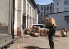 Гуманитарную помощь готовят к отправке в Донбасс. Скриншот с видео из телеграм-канала правительства Иркутской области