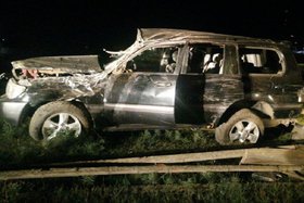ДТП в Ольхонском районе. Фото пресс-службы ГУ МВД России по Иркутской области