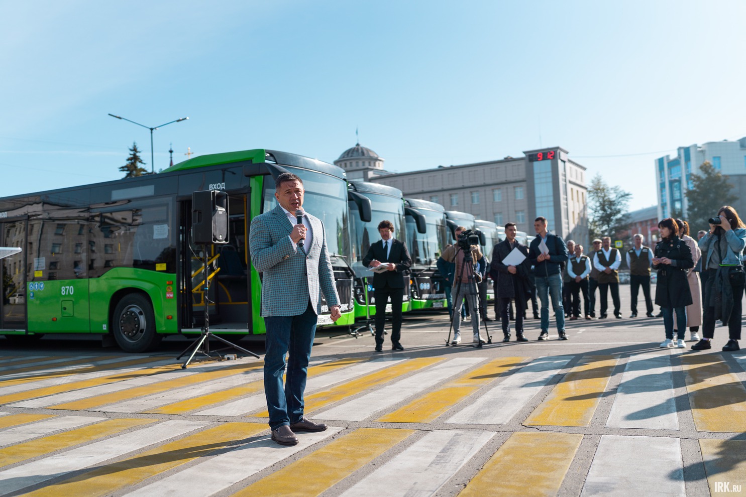 Александр Абрамкин, председатель Байкальского банка ПАО Сбербанк: Уверен, с этими автобусами жизнь иркутян станет более комфортной