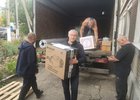 В Кировск доставили гуманитарную помощь. Фото из телеграм-канала правительства Иркутской области