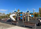 Детская площадка в парке Комсомольский. Фото пресс-службы администрации Иркутска