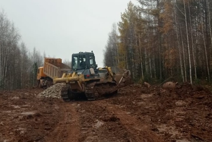 Дорогу Усть-Кут — Уоян восстанавливают. Фото с сайта правительства Иркутской области