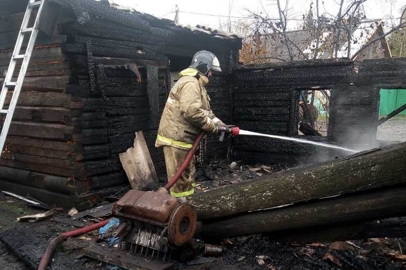 Пожар в частном доме фото