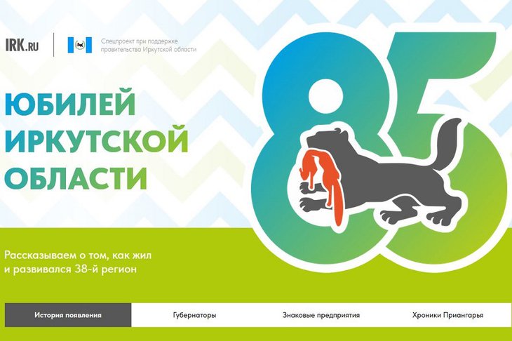 Скриншот со страницы спецпроекта. Изображение IRK.ru