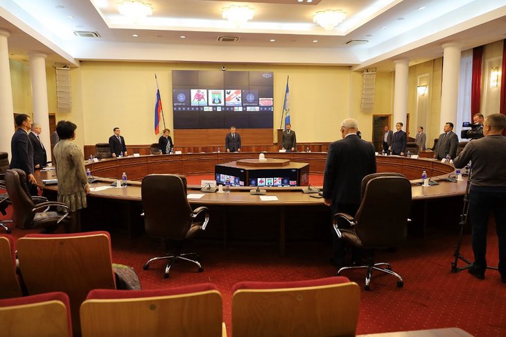 Заседание антитеррористической комиссии. Фото пресс-службы правительства региона