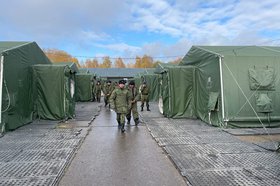 Мобилизованные в Новосибирске. Фото пресс-службы администрации Иркутского района