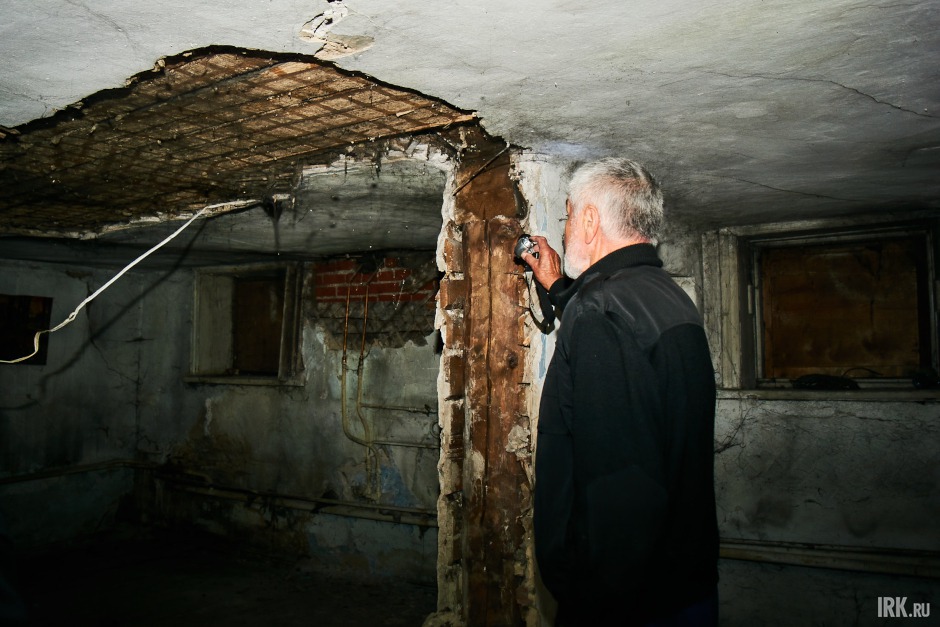 Виктор Николаевич рассказал о состоянии подвала