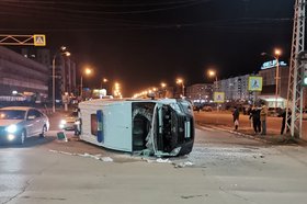 Авария в Братске. Фото пресс-службы ГУ МВД России по Иркутской области