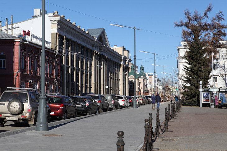 Улица Карла Маркса. Фото пресс-службы администрации Иркутска