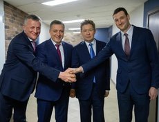 Встреча с главой «Газпрома» Алексеем Миллером