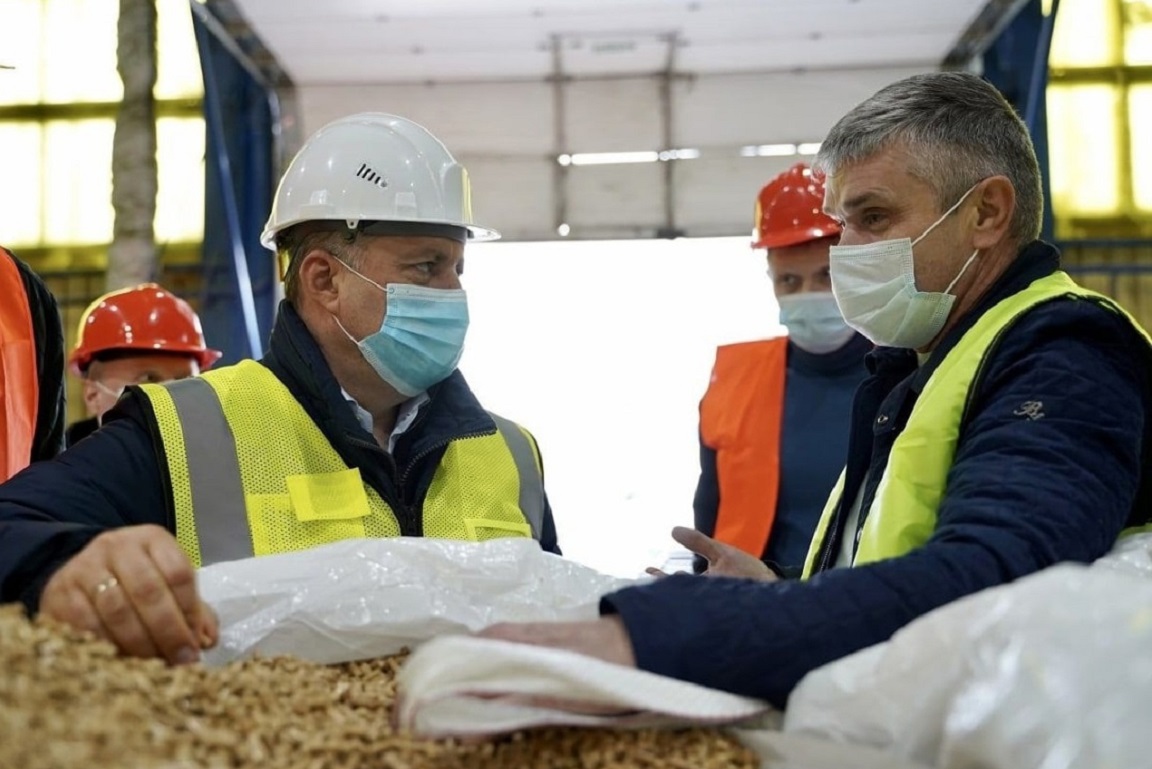 Посещение филиала группы «Илим» в Усть-Илимске