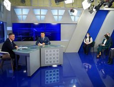 Пресс-конференция губернатора в декабре 2021 года