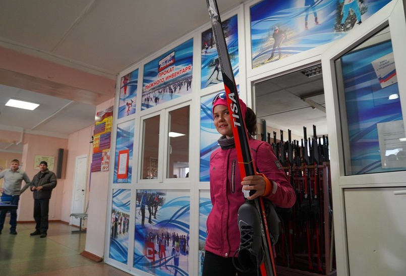 В спортивной школе «Ангара» уже начали набор в лыжную секцию