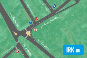 Новая схема движения. Изображение IRK.ru