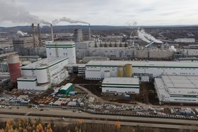 Целлюлозно-картонный комбинат в Усть-Илимске