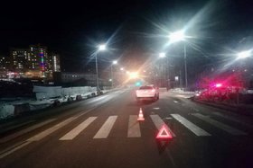 Место ДТП. Фото из телеграм-канала Госавтоинспекции Иркутска