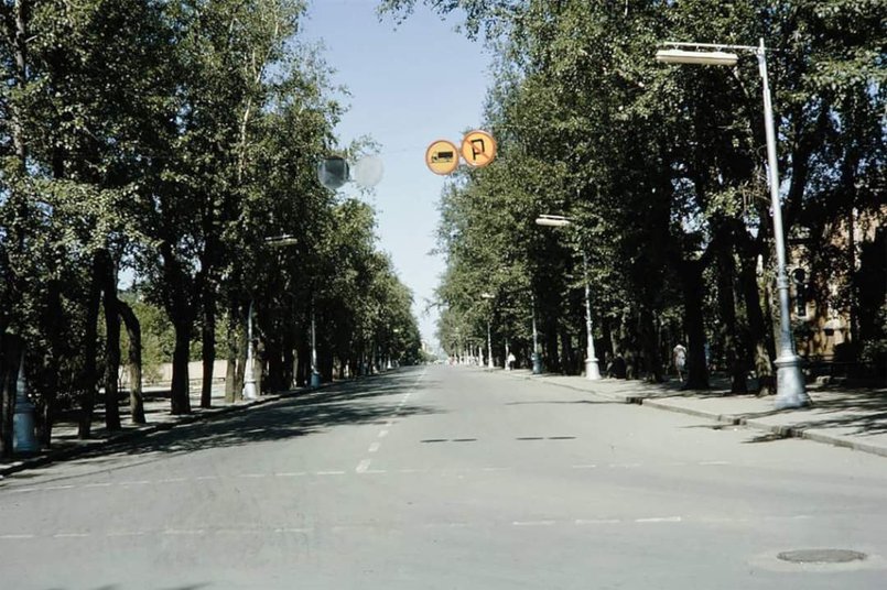Улица Карла Маркса, начало 70-х годов. Архивное фото