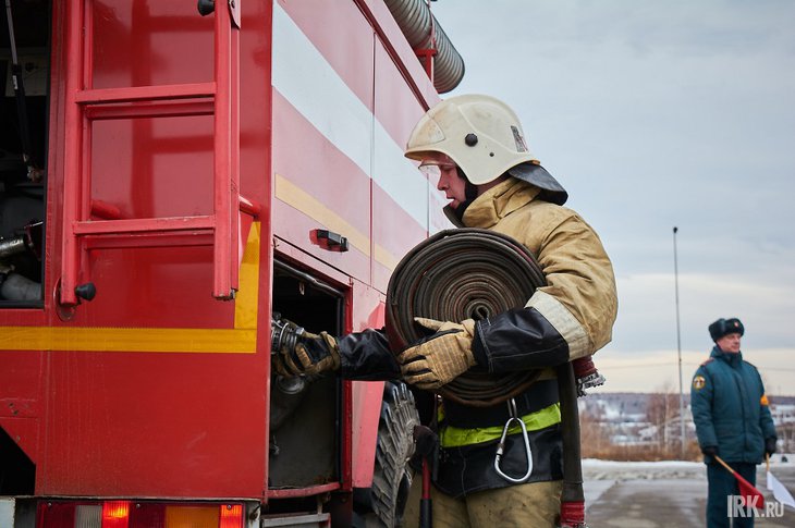 Пожарный. Фото Маргариты Романовой, IRK.ru