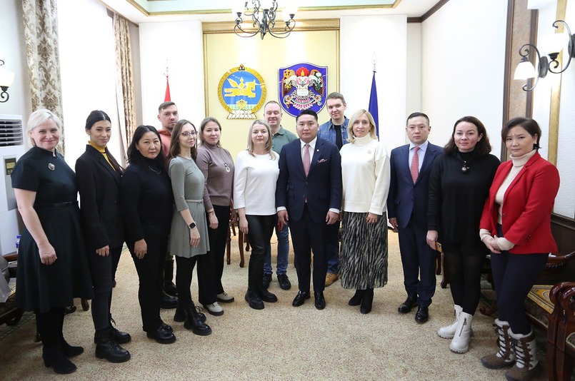 Встреча с заместителем мэра Улан-Батора. Фото с сайта мэрии города