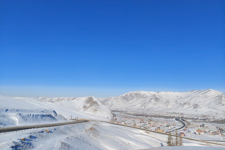 Дорога в нацпарк Горхи-Тэлэрж