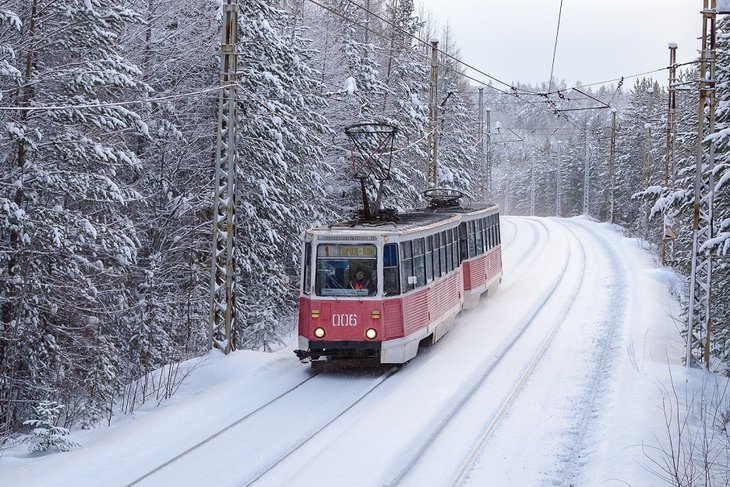 Усть-Илимский трамвай. Фото с сайта ilim24.ru