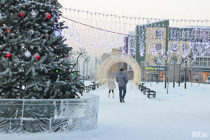 Новогодний Иркутск. Фото из архива IRK.ru