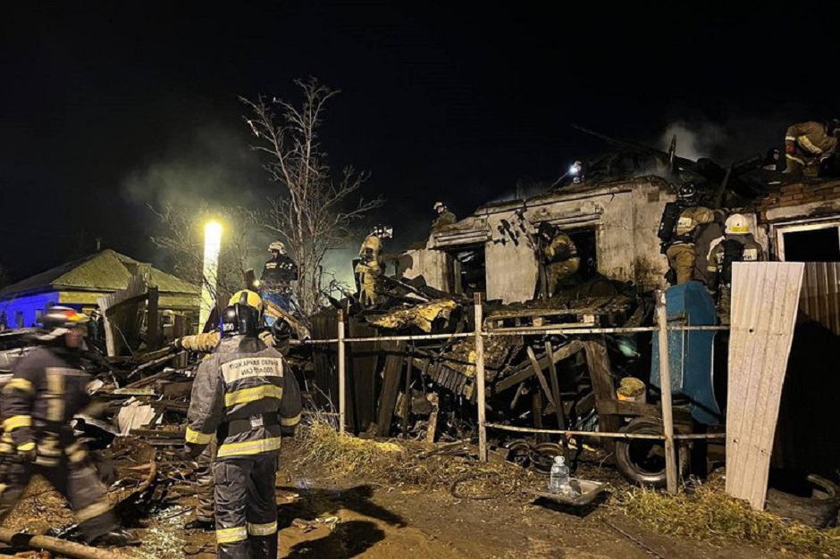 Вечером 23 октября в Ново-Ленино упал самолет
