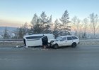 Авария. Фото пресс-службы Госавтоинспекции Иркутской области