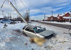 Место аварии. Фото пресс-службы ГУ МВД России по Иркутской области