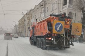 Уборка улиц Иркутска. Фото пресс-службы администрации города