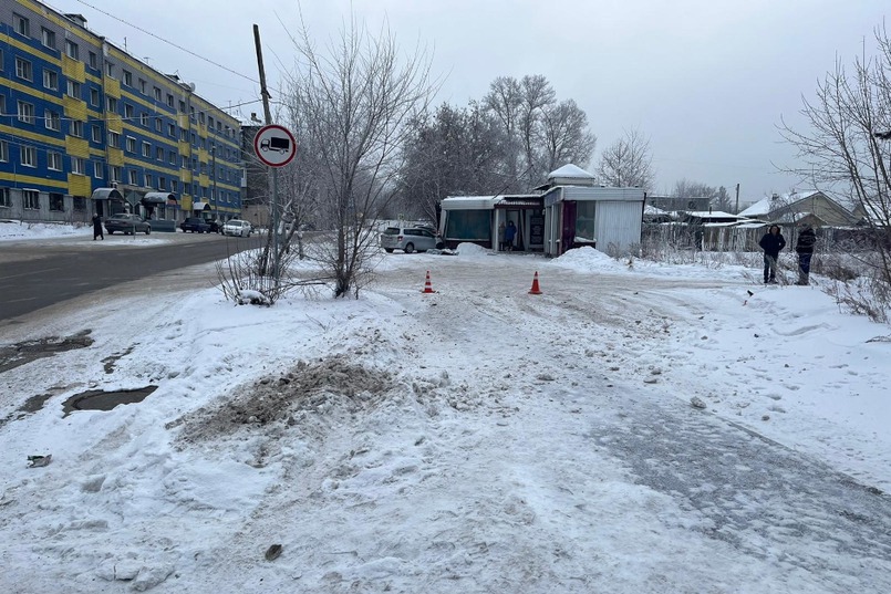 ДТП на улице Тельмана в Иркутске (Ново-Ленино)