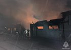 Пожар в Усолье-Сибирском. Фото пресс-службы ГУ МЧС России по Иркутской области