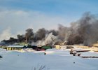 Пожар в Усть-Илимске. Фото пресс-службы прокуратуры Иркутской области