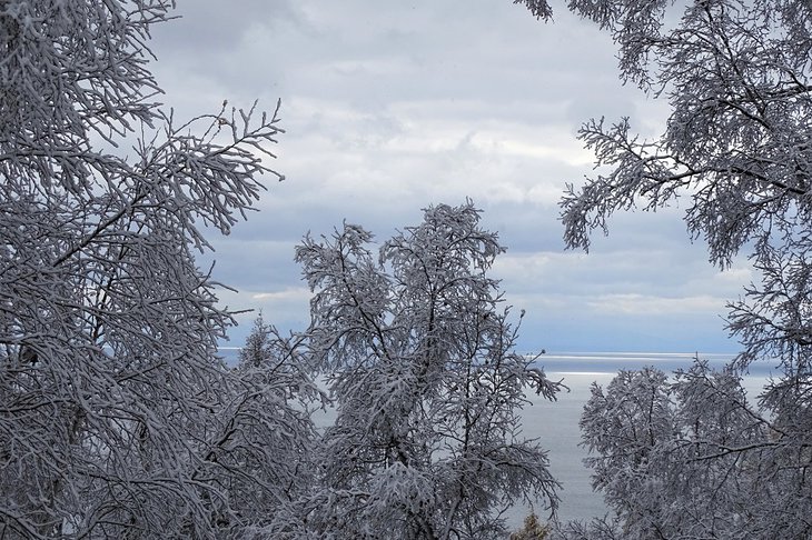 Вид со смотровой площадки. Фото пресс-службы «Заповедного Прибайкалья»