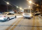 Массовое ДТП на Байкальской. Фото ГУ МВД России по Иркутской области
