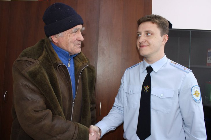 За оперативность полицейских поблагодарил фермер. Фото пресс-службы ГУ МВД России по Иркутской области