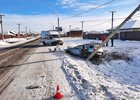 Место аварии. Фото пресс-службы ГУ МВД России по Иркутской области