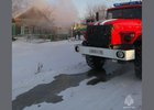 В Усть-Илимске из-за нарушений в эксплуатации печи произошел пожар. Фото ГУ МЧС России по Иркутской области