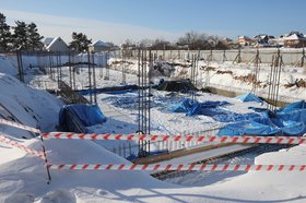 Строительство детского сада. Фото пресс-службы правительства Иркутской области