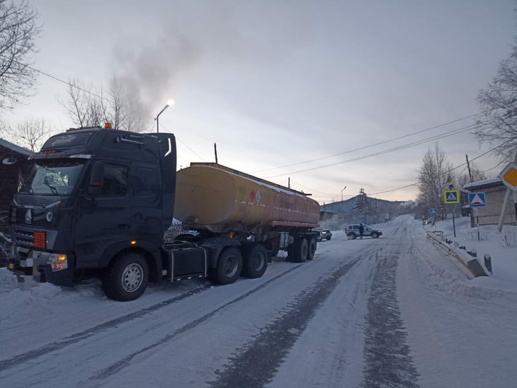 Авария в Бодайбо. Фото Госавтоинспекции Иркутской области