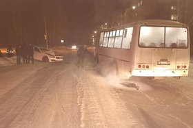 Авария в Братске. Фото Госавтоинспекции Иркутской области